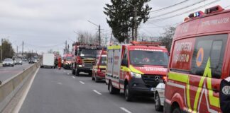Trei răniți pe DN1 la Brașov: trafic oprit pe ambele sensuri