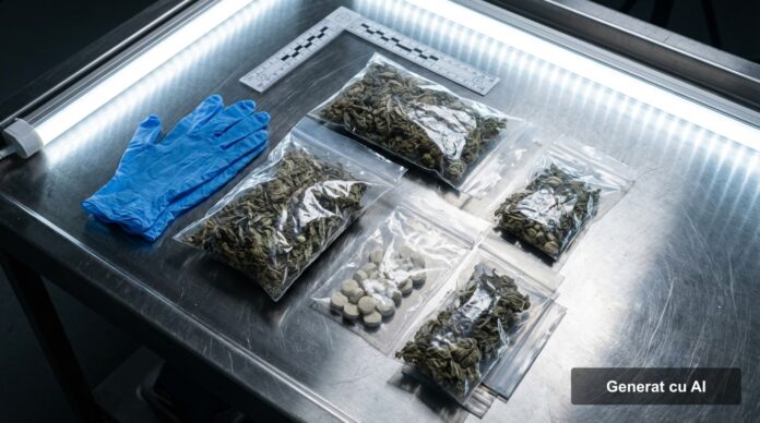 Rețea de trafic de droguri destructurată în Bihor: 9 arestați, printre clienți elevi de școală