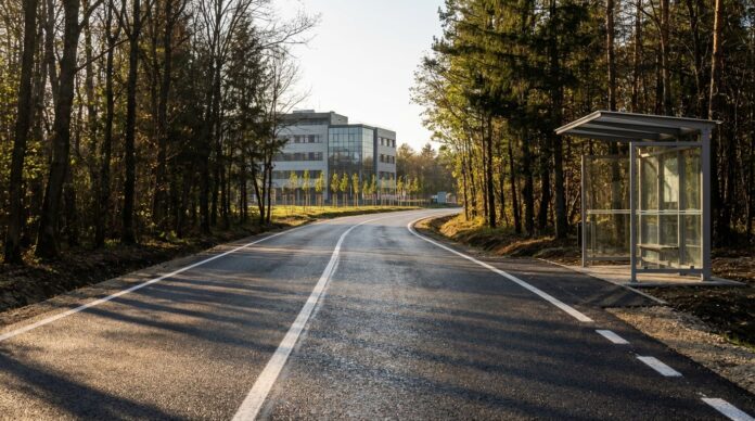 Santier modernizare drum judetean Neamt fonduri europene utilaje constructii fonduri europene neamt