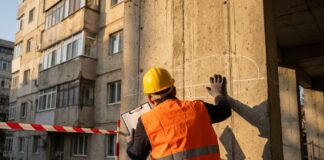Blocul „Patria” intră în consolidare: PMB plătește diferența, locatarii refuză să semneze Blocul Patria din centrul Bucurestiului cladire cu risc seismic consolidare bloc patria consolidare