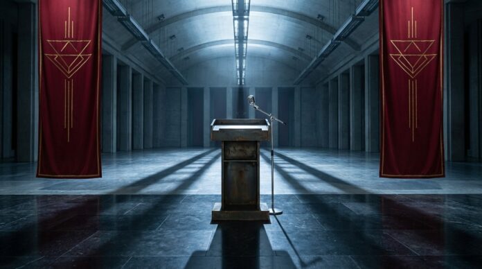 Kim Jong Un la tribuna parlamentului din Phenian discurs nuclear coreea de nord coreea de nord nucleara