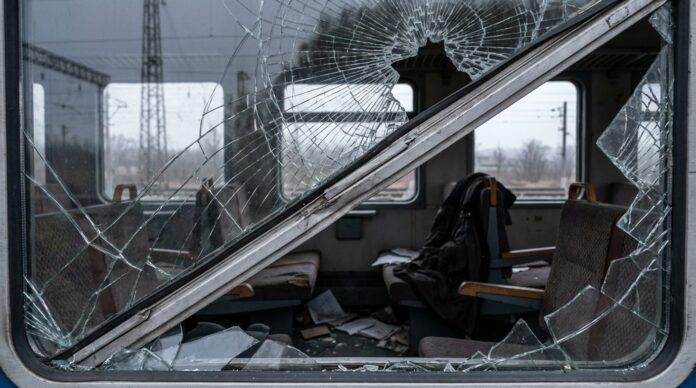 Fum si distrugeri dupa atac cu rachete si drone rusia ataca ucraina zona rezidentiala