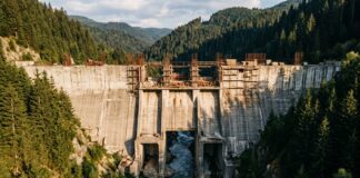 9 hidrocentrale blocate la 70-90%: o lege vrea să le finalizeze prin regim de securitate națională Hidrocentrala in constructie pe un rau din Romania proiect strategic securitate nationala hidrocentrale securitate nationala