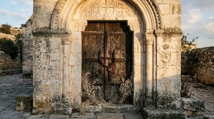 Procesiune Duminica Floriilor pe strazile Ierusalimului cu ramuri de maslin pelerini duminica floriilor ierusalim