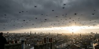 400 de drone rusești asupra Ucrainei în plină zi: cel mai mare atac diurn din patru ani de invazie Drone rusesti pe cerul Ucrainei atac diurn 400 drone lansate 400 drone rusia