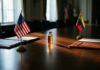 Venezuela sub control SUA: Rubio cere alegeri libere Cladire ambasada Venezuela drapel american relatii diplomatice reluate relatii diplomatice venezuela