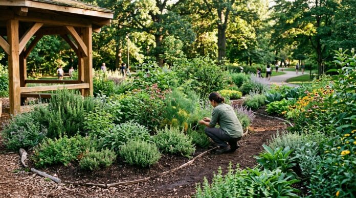 Inaugurare centru permacultura Casa Gradinarului Parcul Marghiloman Buzau primarul Toma centru permacultura buzau