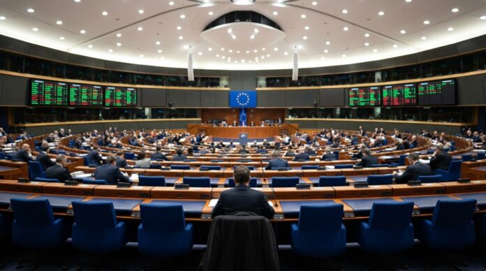 Sala plenara Parlamentul European Bruxelles vot centre returnare migratie centre de returnare