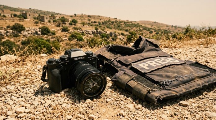 Masina distrusa de lovitura israeliana in sudul Libanului jurnalisti ucisi Jezzine jurnalisti libanezi ucisi