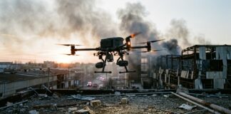 Centrul de drone al Rusiei, lovit de Ucraina: un mort și opt răniți la Taganrog Orasul Taganrog dupa atac cu drone ucrainene cladiri avariate fum atac taganrog