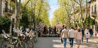 Florii în Dorobanți: strada Radu Beller devine pietonală în weekend vreme mai calda romania prognoza temperaturi mai iunie