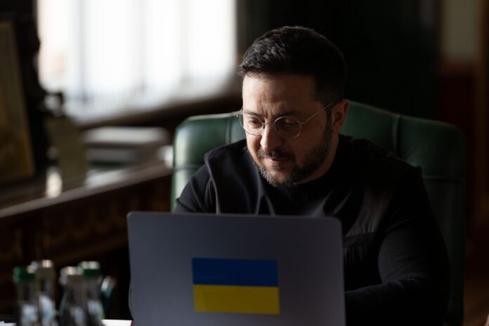 Poză stock Volodymyr Zelensky