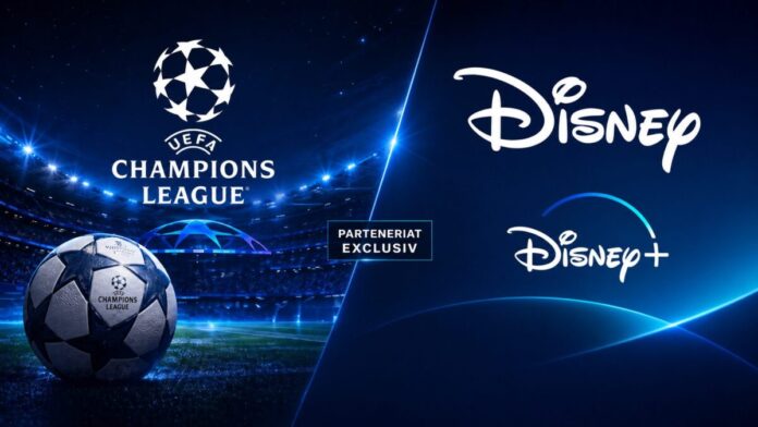 UEFA Champions League trece pe Disney+ în 19 piețe pentru ciclul 2027-2031, alături de difuzori clasici