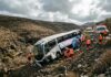 Un mort și 14 răniți, după ce un autocar a căzut într-o râpă în Insulele Canare Autocar rasturnat pe versantul unui munte insula La Gomera accident rutier accident autocar