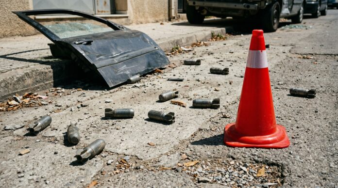 Cladiri avariate in Tel Aviv dupa atac iranian cu munitii cu dispersie atac iran tel aviv