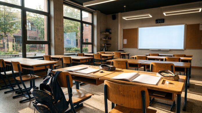 elevi la scoala dupa vacanta de paste cursuri calendar scolar 2026