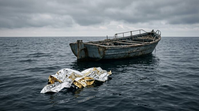 Ambarcatiune cu migranti in largul insulei Lampedusa paza de coasta italiana migranti morti lampedusa