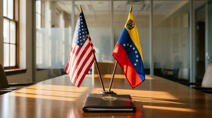 Delcy Rodriguez presedinta interimara Venezuela la tribuna discurs oficial sanctiuni delcy rodriguez