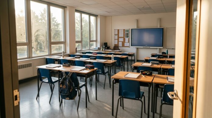 Elevi cu ghiozdane parasind scoala la inceputul vacantei scolare de primavara vacanta scolara primavara