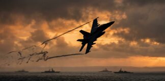 Iran anunță al doilea avion american doborât lângă Ormuz Avion militar A-10 Warthog in zbor deasupra Golfului Persic zona stramtoarea Ormuz avion doborat iran