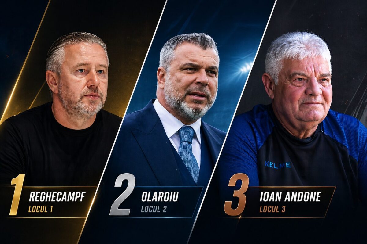 Clasament performanță top 3 antrenori români