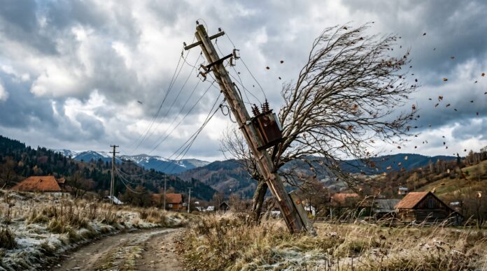 vantul puternic harghita gospodarii fara curent electric avarie posturi transformare
