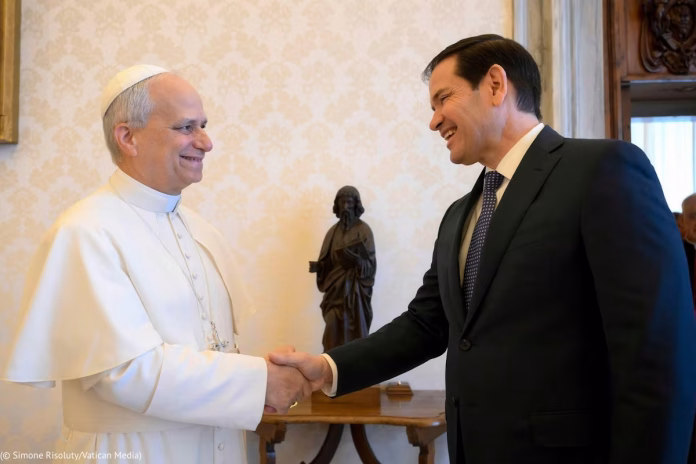 papa leon audienta marco rubio palatul apostolic vatican 2026