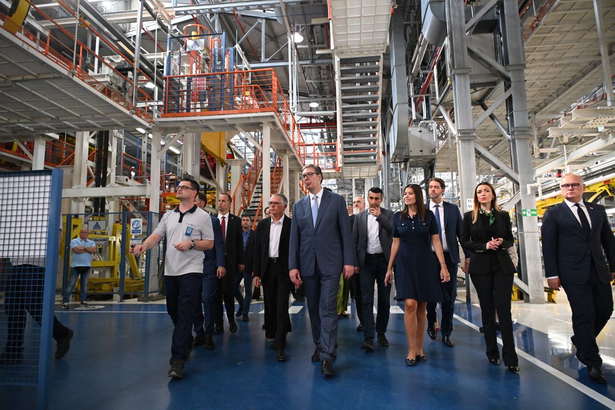 Aleksandar Vučić la Belgrad