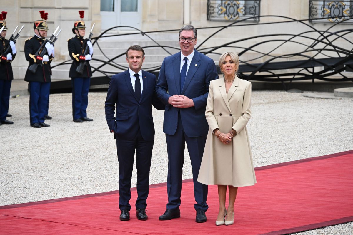 Aleksandar Vučić la o întâlnire diplomatică