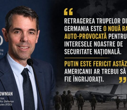 Brad Bowman critică retragerea trupelor din Germania: „Putin este fericit astăzi. Americanii ar trebui să fie îngrijorați”