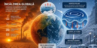 Încălzirea globală explicată științific: de ce apar episoade de frig extrem într-un climat care se încălzește incalzirea globala vortex polar frig extrem clima