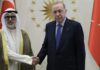 Ministrul Kuwaitului de Externe s-a văzut astăzi la Ankara cu Erdogan, în plină mediere pe războiul Iran kuwait turcia erdogan intalnire ankara ministru externe mediere gulf