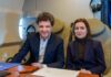 Nicușor Dan și Maia Sandu – în același avion către reuniunea Comunității Politice Europene de la Erevan nicusor dan maia sandu avion armenia comunitatea politica europeana