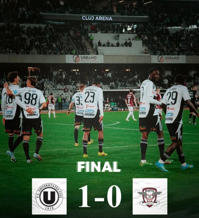 u cluj rapid meci gol dorin codrea cluj arena 1-0