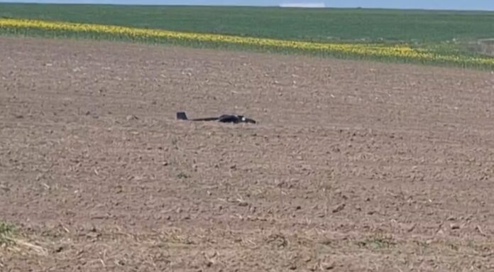 aparat de zbor drona descoperita teren agricol Suceava granita Ucraina