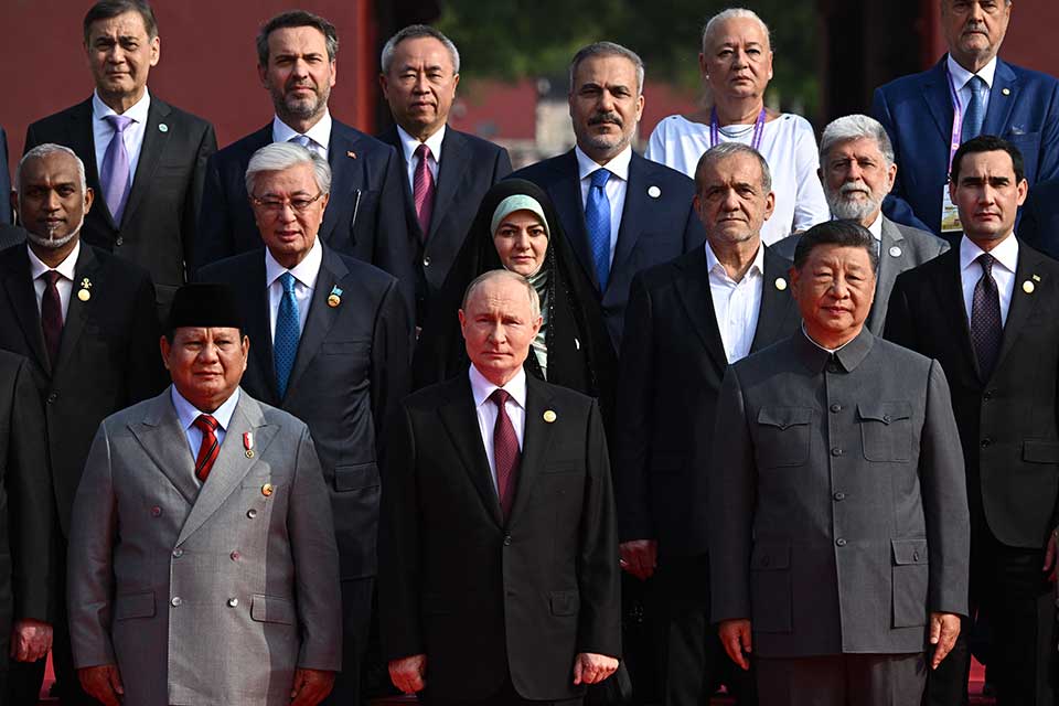 Prabowo Subianto la întâlnire diplomatică internațională