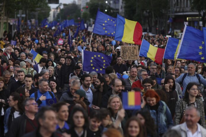 piata victoriei mars pro-european bucuresti participanti sambata europa