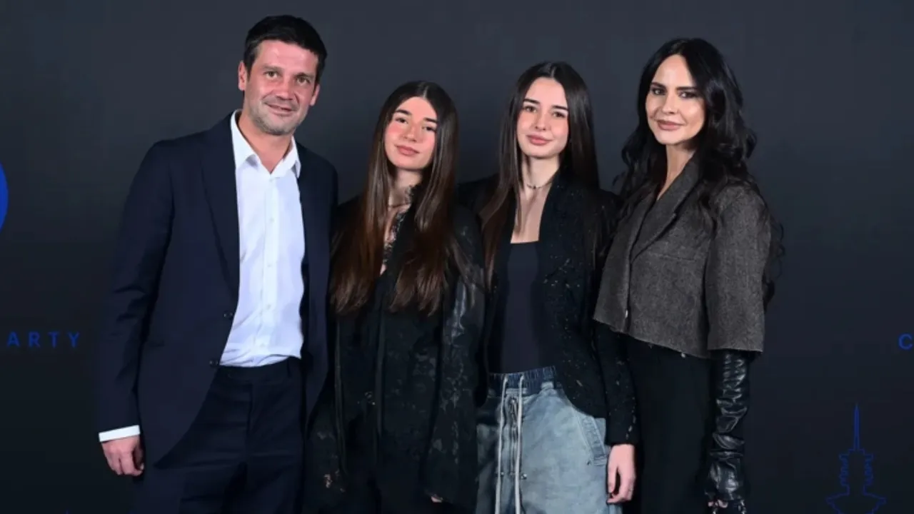 Cristian Chivu alături de familie
