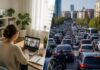 Carburanți tot mai scumpi: Franța mută angajații acasă, România îi ține în trafic munca online