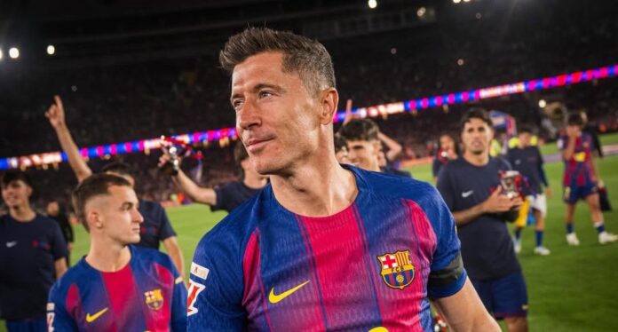 robert lewandowski barcelona atacant polonez goluri despartire sezon