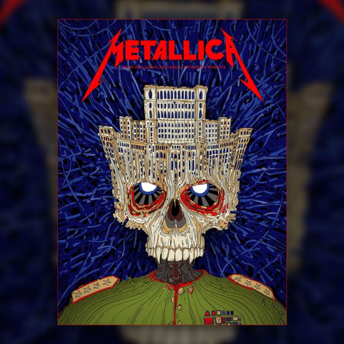 metallica concerteaza arena nationala bucuresti m72 world tour ilustratie romania